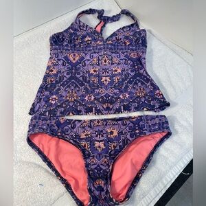 TITLE NINE purple Tankini swimsuit - XS